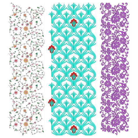 50 All Over Embroidery Designs | November 2020 Bulk Download