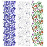 50 All Over Embroidery Designs | November 2020 Bulk Download