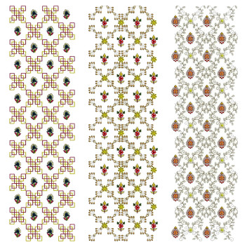 Pack Of 15 Allover Embroidery Designs