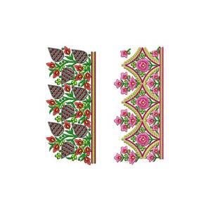 50 Lace Embroidery Designs | July 2020 Bulk Download