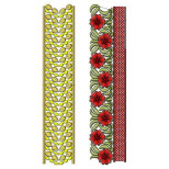 50 Lace Embroidery Designs | May 2020 Bulk Download