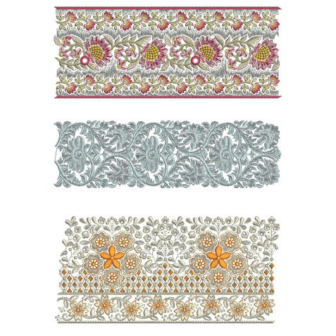 50 Lace Embroidery Designs | June 2021 Bulk Download