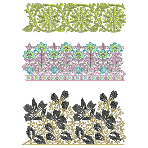 50 Lace Embroidery Designs | June 2021 Bulk Download