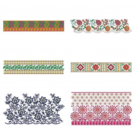 50 Lace Embroidery Designs | April 2021 Bulk Download