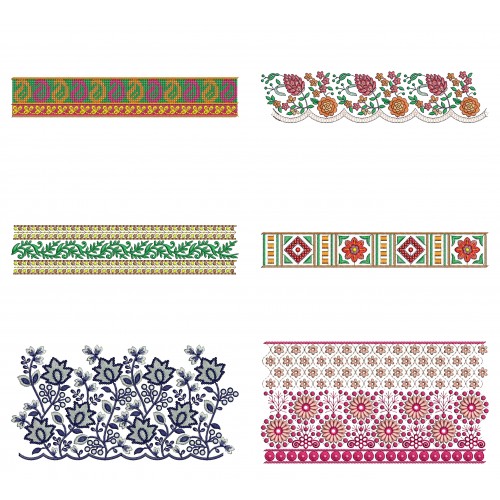 50 Lace Embroidery Designs | April 2021 Bulk Download