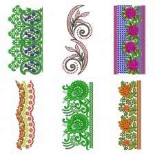 50 Lace Embroidery Designs | February 2021 Bulk Download
