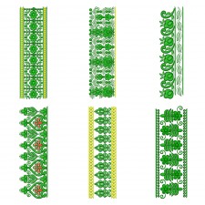 50 Lace Embroidery Designs | February 2021 Bulk Download