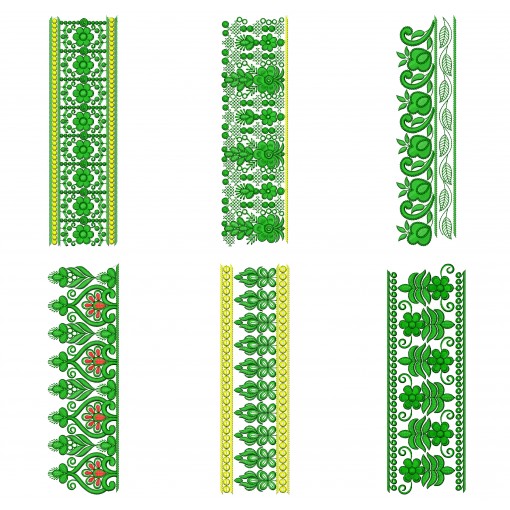 50 Lace Embroidery Designs | February 2021 Bulk Download