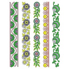 50 Lace Embroidery Designs | December 2020 Bulk Download