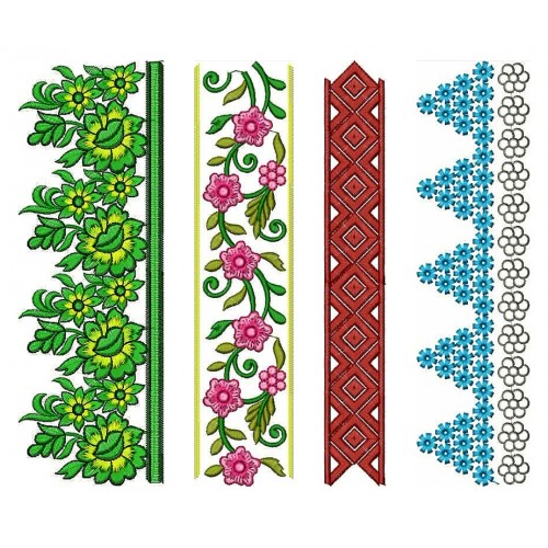 50 Lace Embroidery Designs | December 2020 Bulk Download