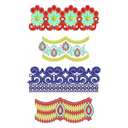 50 Lace Embroidery Designs | November 2020 Bulk Download