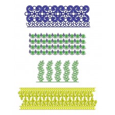 50 Lace Embroidery Designs | November 2020 Bulk Download