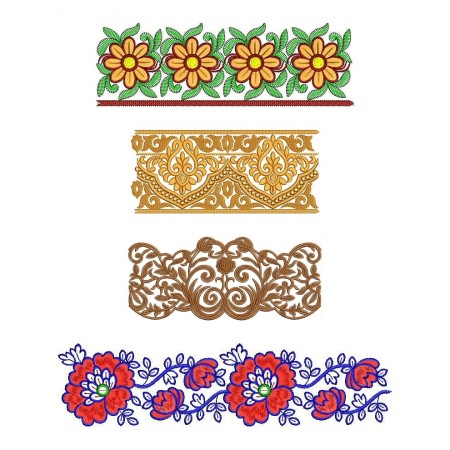 50 Lace Embroidery Designs | November 2020 Bulk Download