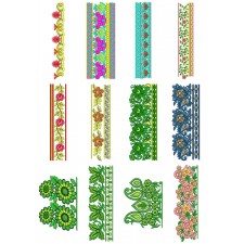 50 Lace Embroidery Designs | January 2021 Bulk Download