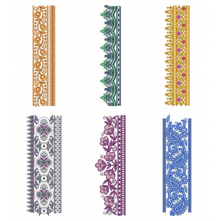 50 Lace Embroidery Designs | March 2021 Bulk Download