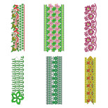 50 Lace Embroidery Designs | February 2021 Bulk Download