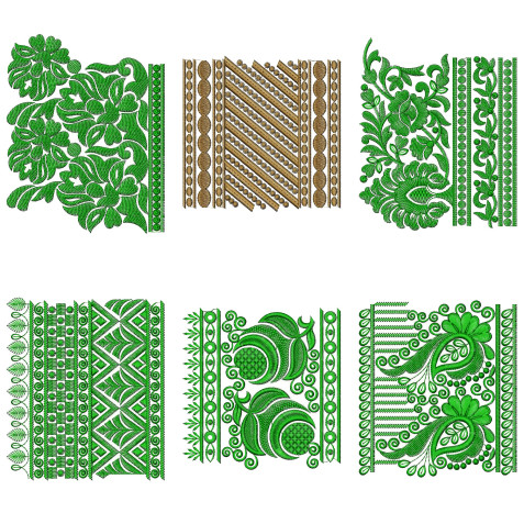 50 Lace Embroidery Designs | February 2021 Bulk Download