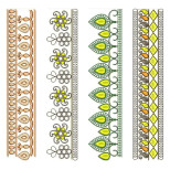 50 Lace Embroidery Designs | December 2020 Bulk Download
