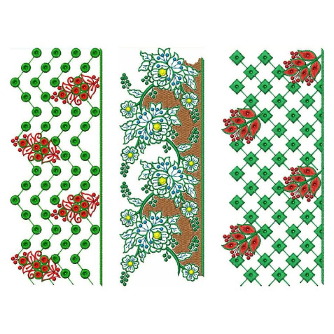 50 Lace Embroidery Designs | December 2020 Bulk Download