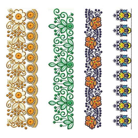 50 Lace Embroidery Designs | December 2020 Bulk Download