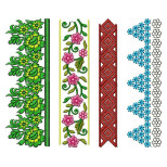 50 Lace Embroidery Designs | December 2020 Bulk Download