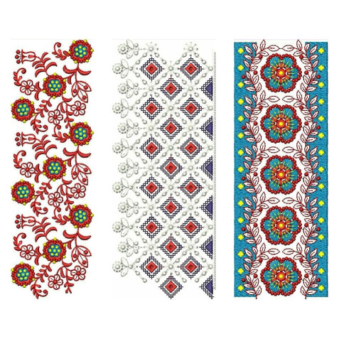 50 Lace Embroidery Designs | December 2020 Bulk Download