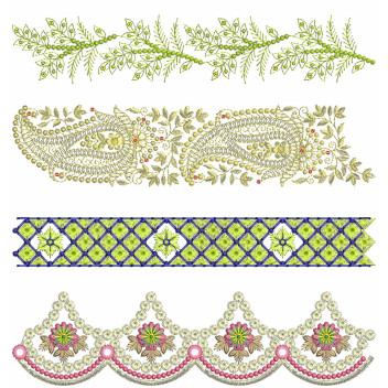 50 Lace Embroidery Designs | July 2021 Bulk Download