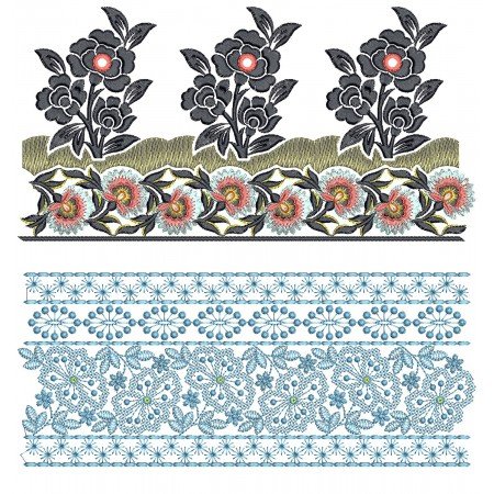50 Lace Embroidery Designs | July 2021 Bulk Download