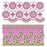 50 Lace Embroidery Designs | July 2021 Bulk Download