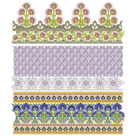 50 Lace Embroidery Designs | July 2021 Bulk Download