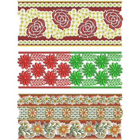 50 Lace Embroidery Designs | July 2021 Bulk Download