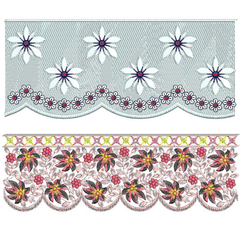 50 Lace Embroidery Designs | July 2021 Bulk Download