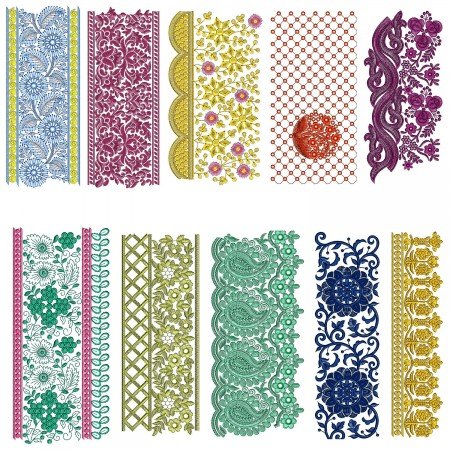 10 Lace Embroidery Designs | September 2021 VL-1