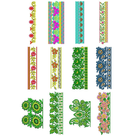 50 Lace Embroidery Designs | January 2021 Bulk Download