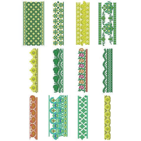 50 Lace Embroidery Designs | January 2021 Bulk Download