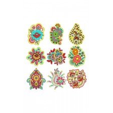 Patch Embroidary Desihgn Bulk Download | 100 Designs