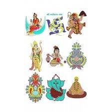 Patch Embroidary Desihgn Bulk Download | 100 Designs