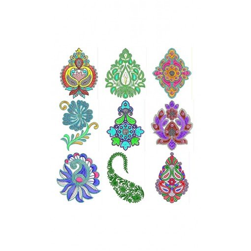 Patch Embroidary Desihgn Bulk Download | 100 Designs