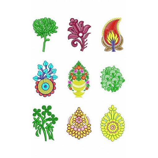AppliqueFlower Embroidary Design Bulk Download | 50 Designs