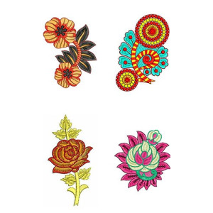 Applique Beautiful Rose Design Bulk Download | 50 Designs
