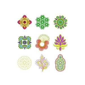Applique Patch Butta Design Bulk Download | 50 Designs