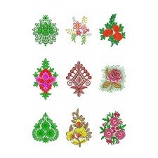Applique Flower Embroidary Designs Bulk Download | 50 Designs