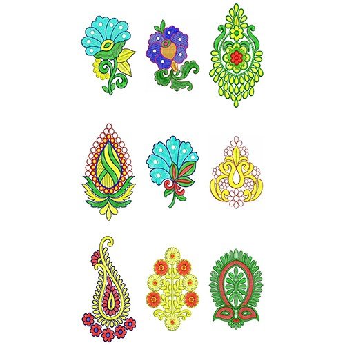 Applique Patch Butta Embroidary Design Bulk Download | 50 Designs