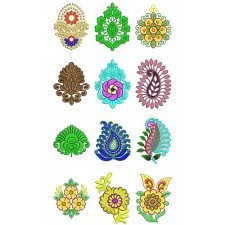 Applique Flat embroidary Design Bulk Download | 50 Designs