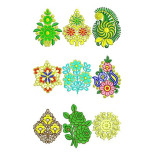 Applique Butta Design Bulk Download | 50 Designs