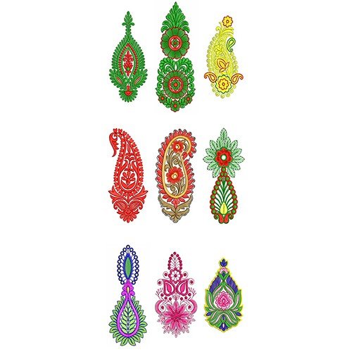 Applique Patch Butta Embroidary Design Bulk Download | 50 Designs