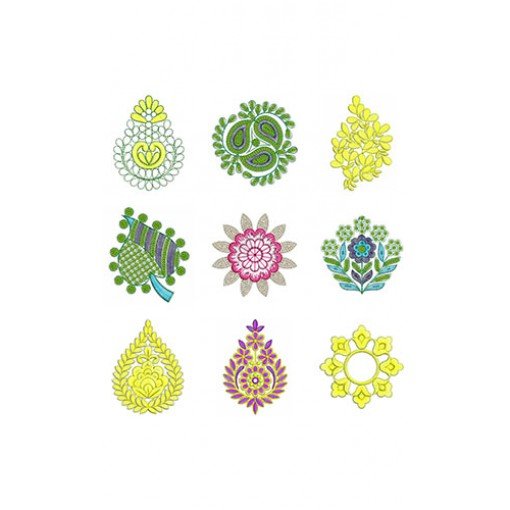 Applique Patch Butta Design Bulk Download | 50 Designs
