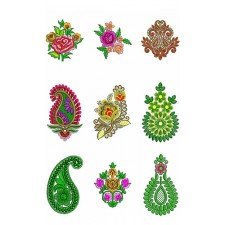 Applique Flower Embroidary Designs Bulk Download | 50 Designs