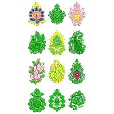 Applique Flat embroidary Design Bulk Download | 50 Designs