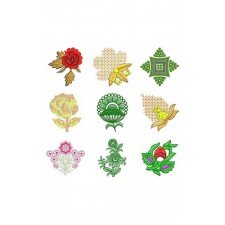 Applique Patch Butta Design Bulk Download | 50 Designs